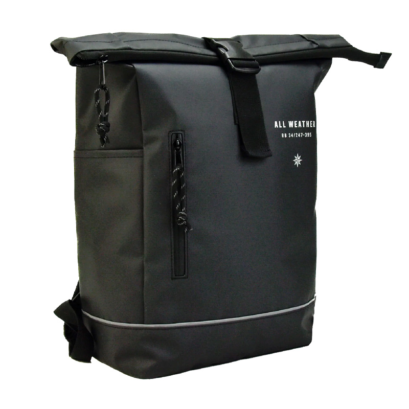 All Weather Fietsrugtas Zwart All Weather Fiets rugzak met laptopvak zwart 8738zw