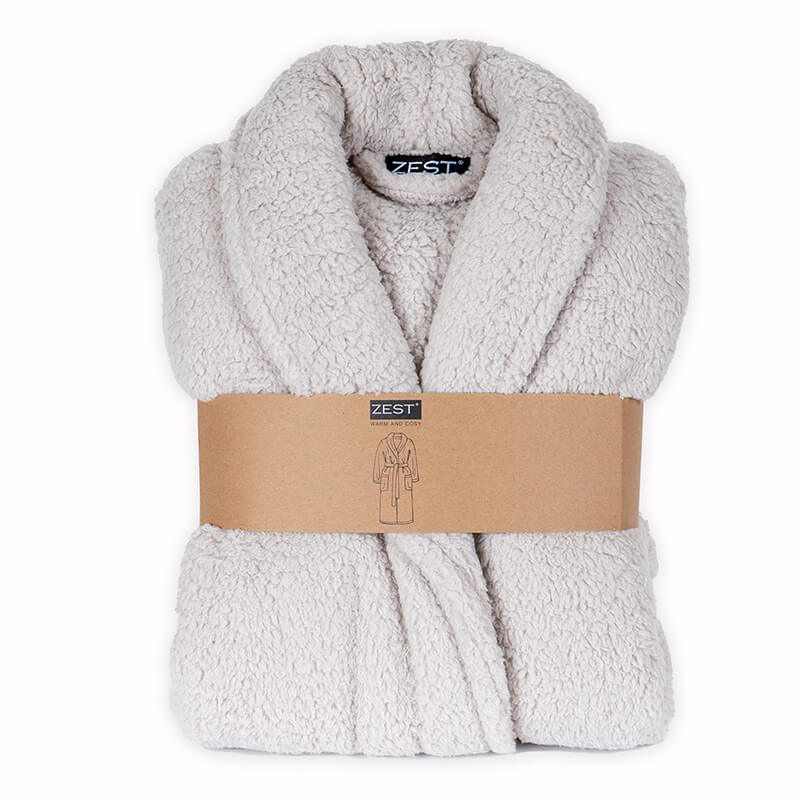 Badjas Sherpa Recycled Beige Badjas Sherpa Recycled beige