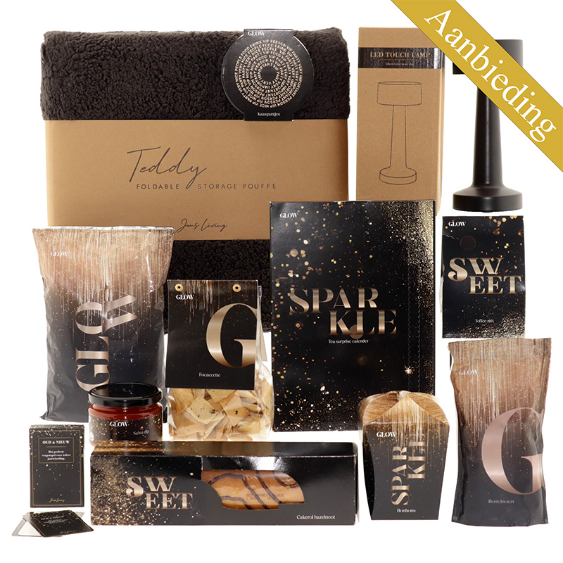 Teddy Poef & Led Touch Lamp - Glow Glow Teddy Poef Led Touch Lamp Aanbieding