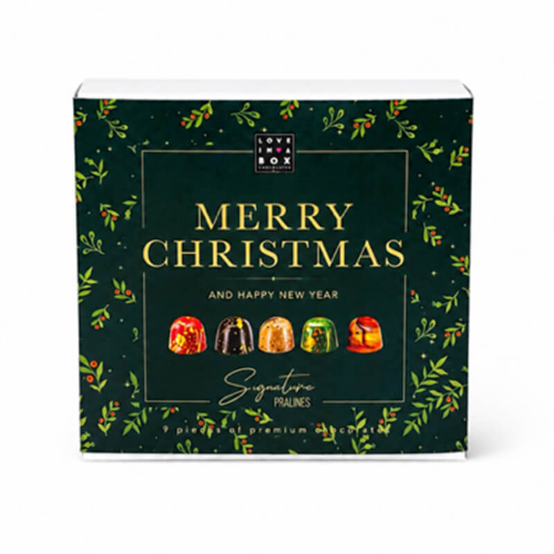 Christmas luxe pralines - 9st Kerst signature pralines 9st 85110