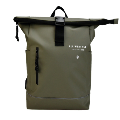 All Weather Fietsrugtas Groen All Weather Fiets rugtas met laptopvak groen 8738