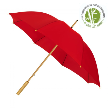 Bamboe ECO paraplu rood Bamboe Paraplu GP 97 rood