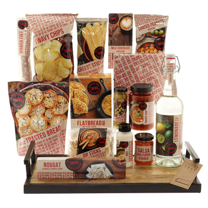Dienblad - Delicias De Tapas Delicias De Tapas Dienblad hout metaal 46x26cm