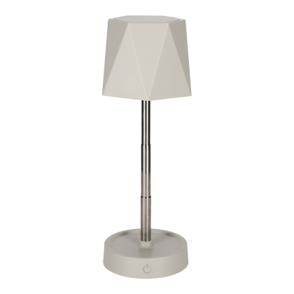 Telescopische LED Lamp Taupe - FITZ Living FITZ Living Telescopische LED Lamp Taupe 93012