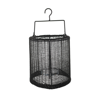 Geweven Lantaarn Indy Small Zwart - JENS Living JENS Living Geweven Lantaarn Indy Small Zwart 25176