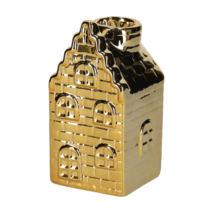 Kandelaar Grachtenpand Goud - JENS Living JENS Living Kandelaar Grachtenpand Goud 25721