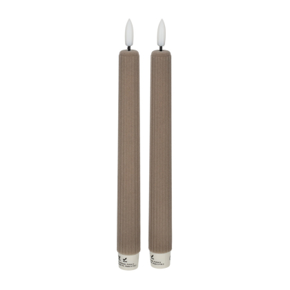 LED Dinerkaars Fluweel Taupe set van 2 - JENS Living JENS Living LED Dinerkaars Fluweel Taupe set van 2 25923