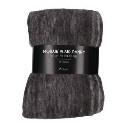 Mohair Plaid Danny Antraciet - JENS Living JENS Living Mohair Plaid Danny Antraciet 25698