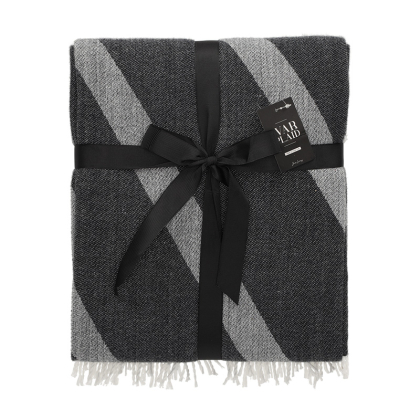 Plaid Ivar Zwart - JENS Living JENS Living Plaid Ivar Zwart 25772