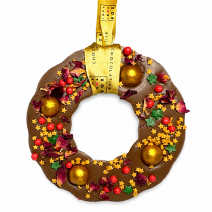 Kerst Krans Deco Melk 85330