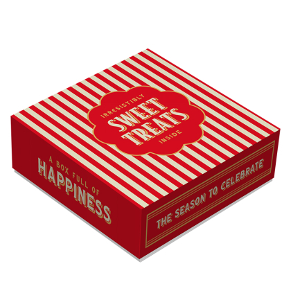 Kerstpakketdoos Bodem en Deksel Fun Cooking 40x40cm