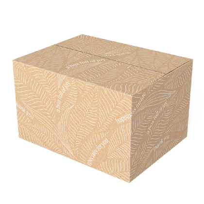Kerstpakketdoos Happiness Kraft