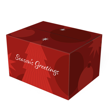 Kerstpakketdoos Seasons Greetings