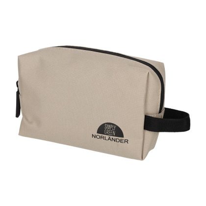 Toilettas Met Reisset RPET Taupe - Norländer Norlander S.G. Toilettas Met Reisset RPET Taupe 29041