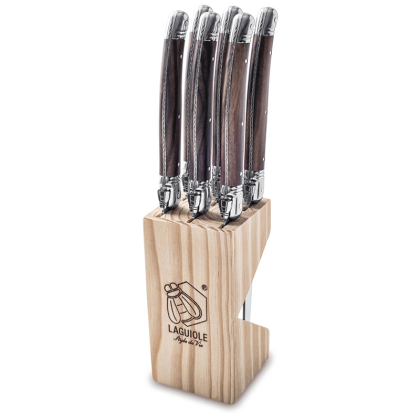 Steakmessen Dark Wood - Laguiole Style de Vie Steakmessen Dark Wood Laguiole Style de Vie 1