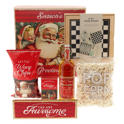 6 in 1 Spelbord - Vintage Christmas Vintage Christmas 6 in 1 Spelbord