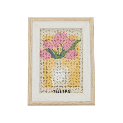 Fotolijst met Puzzel Tulp - JENS Living jens living fotolijst met puzzel tulp 13137