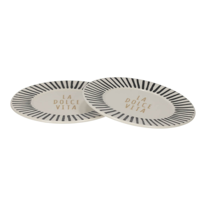 jens living la dolce vita bordjes zwart 2 25543