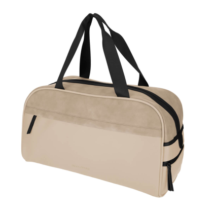 PU Retro Sporttas Napolitana Taupe - Norländer norlander pu retro sporttas napolitana taupe 29015