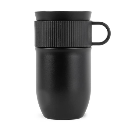 Sagaform Ted isolatie mok gerecycled 280ml sagaform ted isolatie mok zwart 280ml lekvrij en vaatwasserbestendig