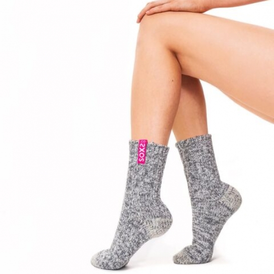 SOXS dames sokken bubblegum label