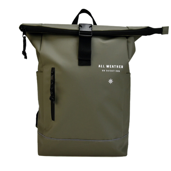 All Weather Fietsrugtas Groen All Weather Fiets rugtas met laptopvak groen 8738
