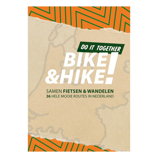 Bike en Hike boekje fietsen en wandelen