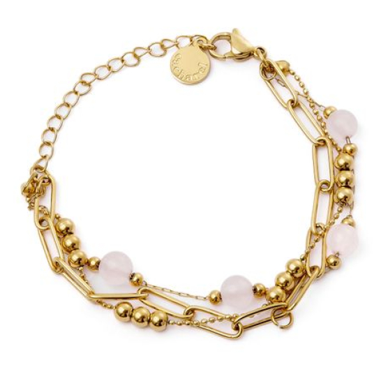 Cacharel Armband Andrea Gold Pink CJB450Q