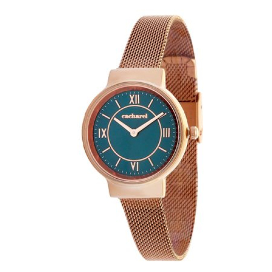 Cacharel Horloge Astrid Rosegold Green CMN492T