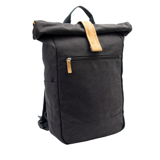 Canvas Rugtas Zwart