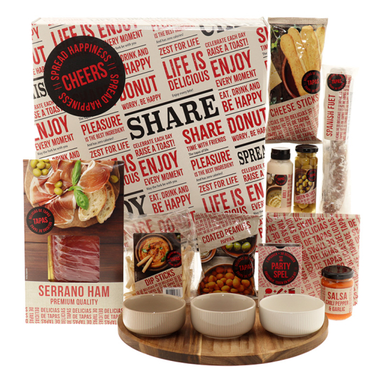 Delicias de Tapas Serveerset Draaiplateau Spel
