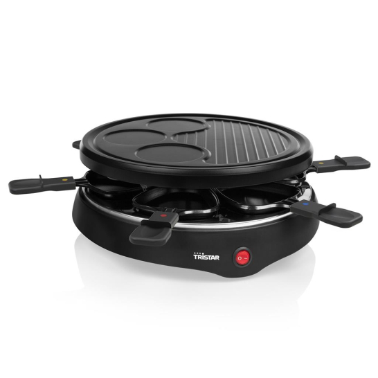 Gourmetstel Raclette Bakplaat 6 personen Tristar