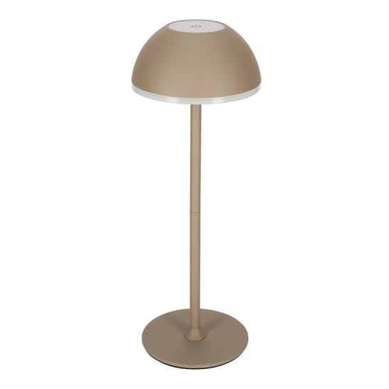 JENS Living 3 in 1 LED Touch Lamp Taupe 25840