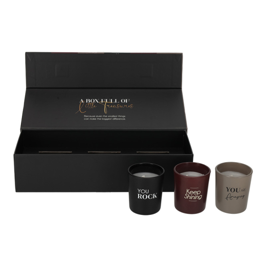 JENS Living Complimenten Kaarsen Warm Vibes set van 3 25897