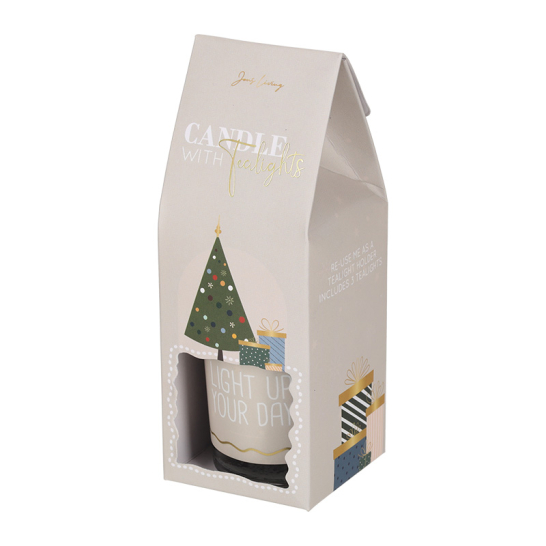 JENS Living Happy Holidays Kaars met 3 Theelichten 25916