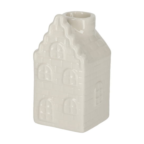 Kandelaar Grachtenpand Wit - Jens Living JENS Living Kandelaar Grachtenpand Wit 25720