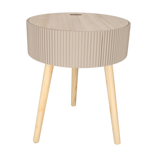 Opberg Bijzettafel Levi Taupe - Jens Living JENS Living Opberg Bijzettafel Levi Taupe 25790