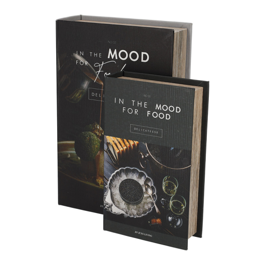 Opbergboek Living set van 2 - Jens Living JENS Living Opbergboek Food set van 2 25896