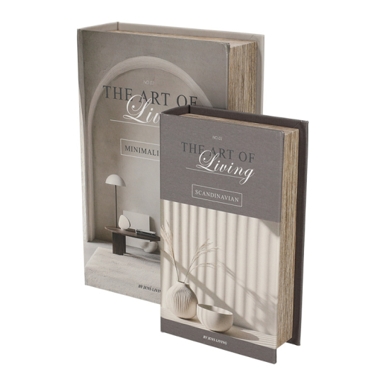 Opbergboek Living set van 2 - Jens Living JENS Living Opbergboek Living set van 2 25894