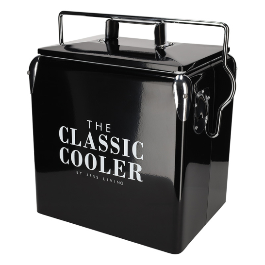Retro Koelbox Zwart - Jens Living JENS Living Retro Koelbox Zwart 25838