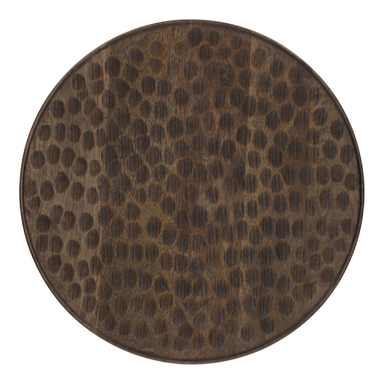 JENS Living Serveerplank Artisan Rond Bruin 25877