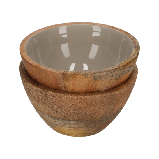 JENS Living Serveerschaaltjes Shiny Ovaal set van 2 25883