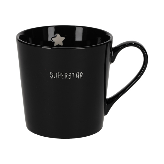 JENS Living Shiny Mok Zwart 25727