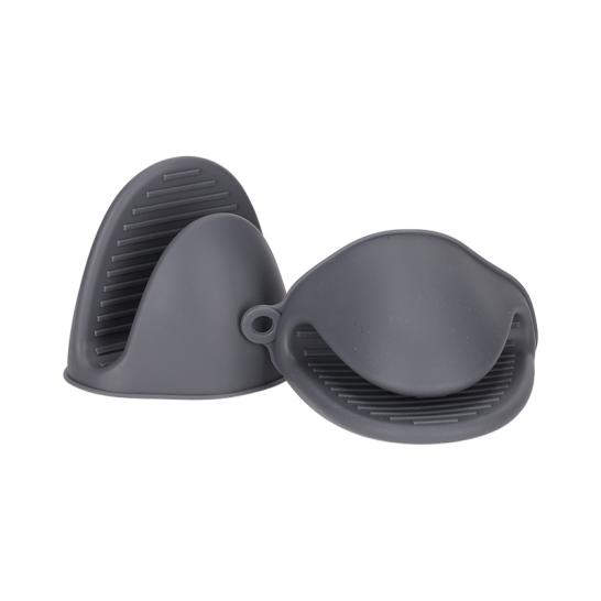 JENS Living Siliconen Ovenhandschoen Grijs set van 2 25931
