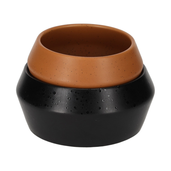 JENS Living Stapel Schaaltjes Faas Terra Zwart 25834