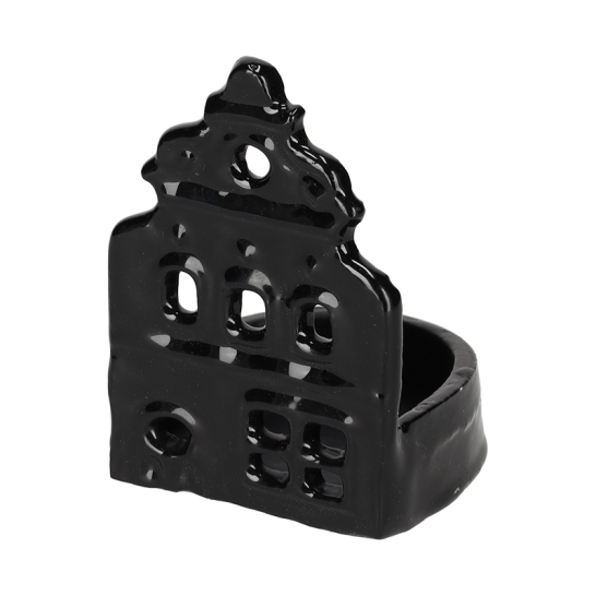 Theelichthouder Huis Zwart Small - Jens Living JENS Living Theelichthouder Huis Zwart Small 25885