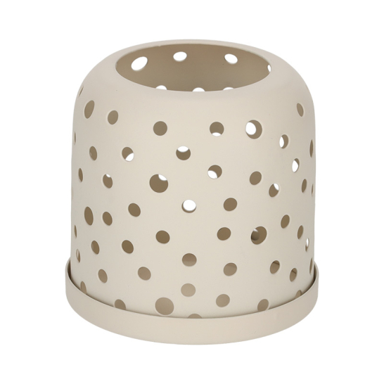 Theelichthouder Jamie Off-White - Jens Living JENS Living Theelichthouder Jamie Off White 25867