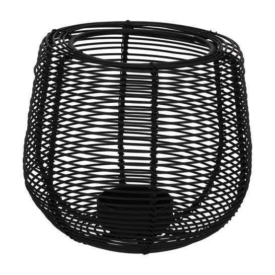 Theelichthouder Nicki Zwart - Jens Living JENS Living Theelichthouder Nicki Zwart 25873