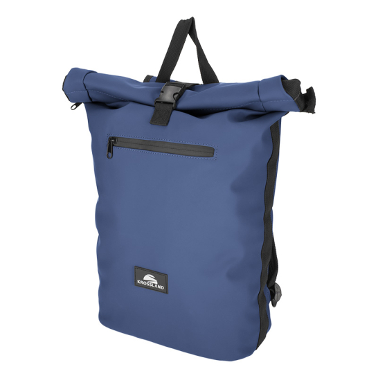 Dull PU Fiets Rugtas Blauw - Krossland KROSSLAND Dull PU Fiets Rugtas Blauw 96006