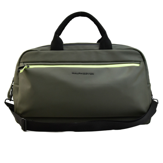 RPET Reistas Groen Lounge collectie RPET Reistas groen met gele rits 8810grn